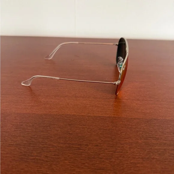 Ray-Ban RB3025 Pink Mirror Aviator Sunglasses - Picture 5 of 6